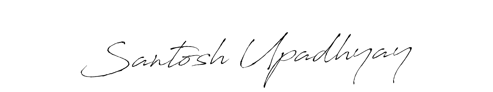 Use a signature maker to create a handwritten signature online. With this signature software, you can design (Antro_Vectra) your own signature for name Santosh Upadhyay. Santosh Upadhyay signature style 6 images and pictures png