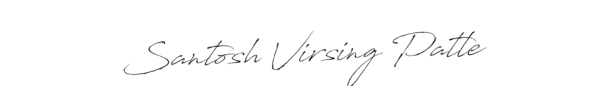 It looks lik you need a new signature style for name Santosh Virsing Patle. Design unique handwritten (Antro_Vectra) signature with our free signature maker in just a few clicks. Santosh Virsing Patle signature style 6 images and pictures png