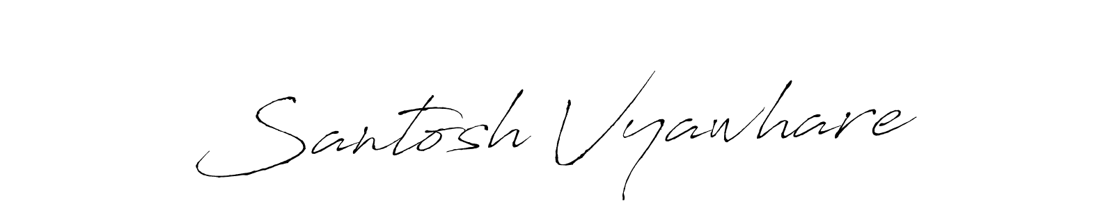 This is the best signature style for the Santosh Vyawhare name. Also you like these signature font (Antro_Vectra). Mix name signature. Santosh Vyawhare signature style 6 images and pictures png