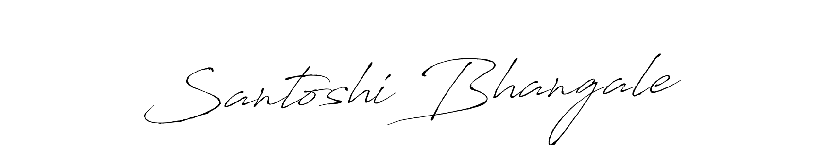 Also You can easily find your signature by using the search form. We will create Santoshi Bhangale name handwritten signature images for you free of cost using Antro_Vectra sign style. Santoshi Bhangale signature style 6 images and pictures png