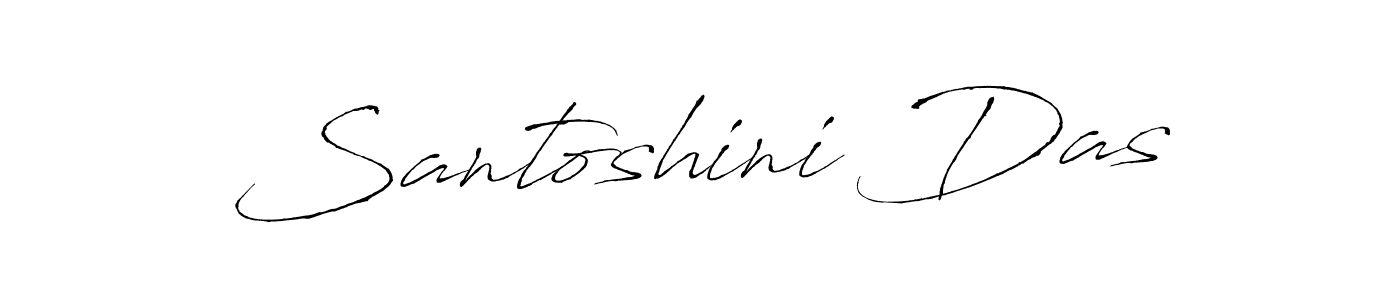 Santoshini Das stylish signature style. Best Handwritten Sign (Antro_Vectra) for my name. Handwritten Signature Collection Ideas for my name Santoshini Das. Santoshini Das signature style 6 images and pictures png