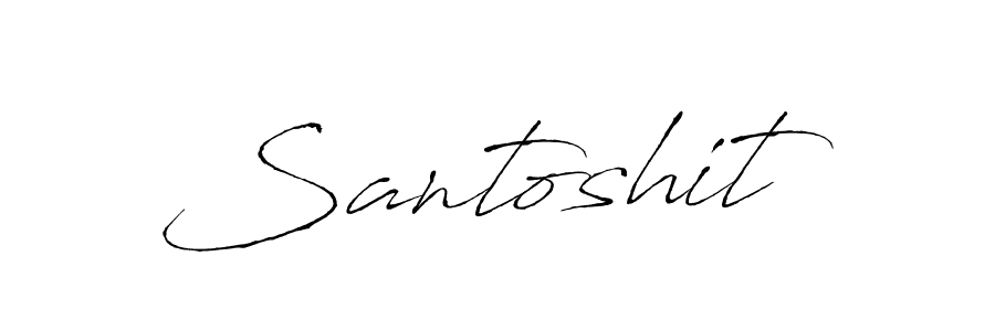 if you are searching for the best signature style for your name Santoshit. so please give up your signature search. here we have designed multiple signature styles  using Antro_Vectra. Santoshit signature style 6 images and pictures png