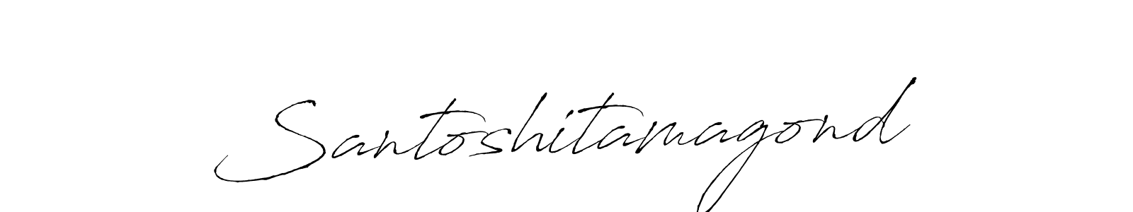 See photos of Santoshitamagond official signature by Spectra . Check more albums & portfolios. Read reviews & check more about Antro_Vectra font. Santoshitamagond signature style 6 images and pictures png