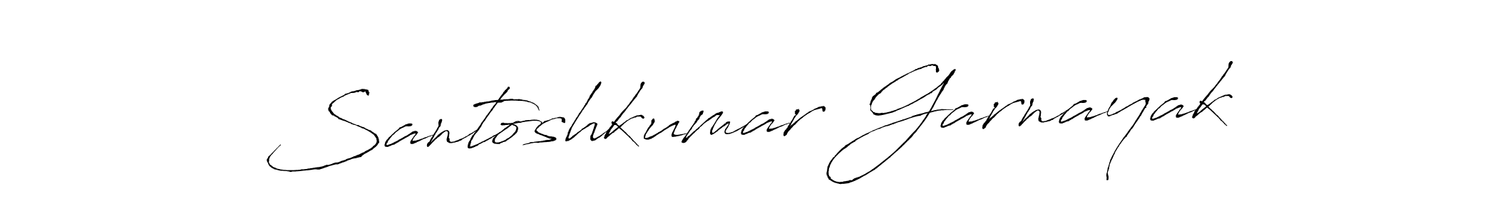 Also we have Santoshkumar Garnayak name is the best signature style. Create professional handwritten signature collection using Antro_Vectra autograph style. Santoshkumar Garnayak signature style 6 images and pictures png