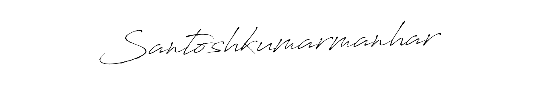 Once you've used our free online signature maker to create your best signature Antro_Vectra style, it's time to enjoy all of the benefits that Santoshkumarmanhar name signing documents. Santoshkumarmanhar signature style 6 images and pictures png