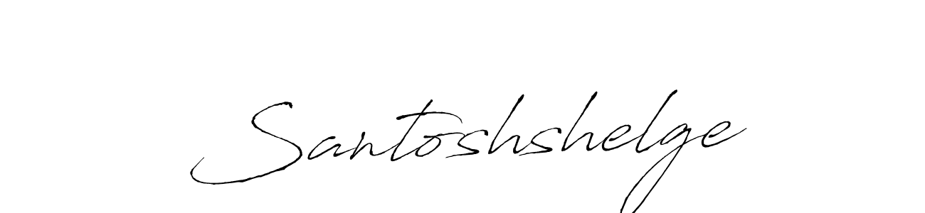 How to make Santoshshelge name signature. Use Antro_Vectra style for creating short signs online. This is the latest handwritten sign. Santoshshelge signature style 6 images and pictures png