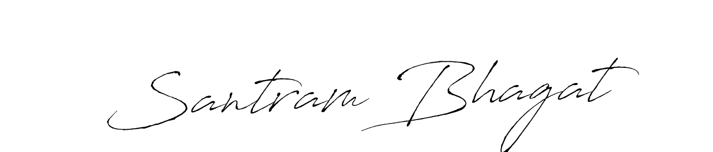 How to make Santram Bhagat signature? Antro_Vectra is a professional autograph style. Create handwritten signature for Santram Bhagat name. Santram Bhagat signature style 6 images and pictures png