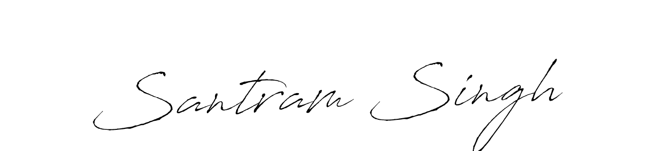 How to make Santram Singh name signature. Use Antro_Vectra style for creating short signs online. This is the latest handwritten sign. Santram Singh signature style 6 images and pictures png