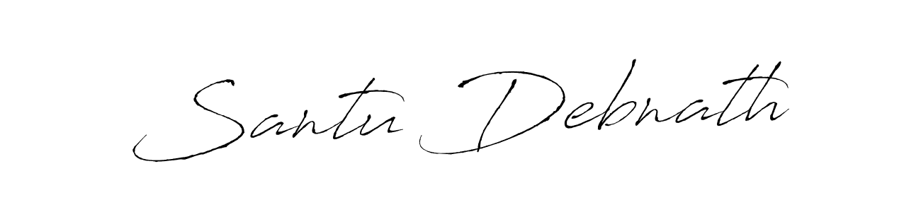 Make a beautiful signature design for name Santu Debnath. Use this online signature maker to create a handwritten signature for free. Santu Debnath signature style 6 images and pictures png