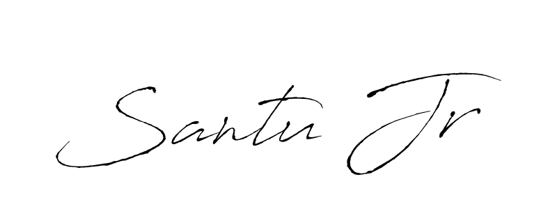 if you are searching for the best signature style for your name Santu Jr. so please give up your signature search. here we have designed multiple signature styles  using Antro_Vectra. Santu Jr signature style 6 images and pictures png