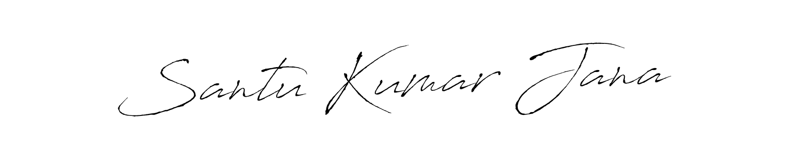 Make a beautiful signature design for name Santu Kumar Jana. Use this online signature maker to create a handwritten signature for free. Santu Kumar Jana signature style 6 images and pictures png