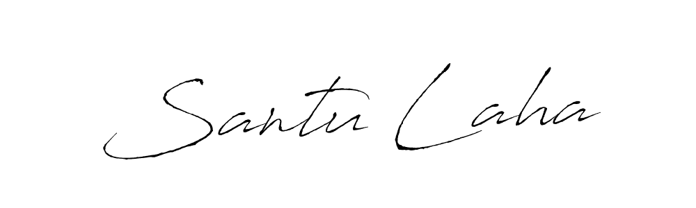 Make a beautiful signature design for name Santu Laha. Use this online signature maker to create a handwritten signature for free. Santu Laha signature style 6 images and pictures png