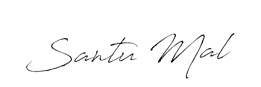 The best way (Antro_Vectra) to make a short signature is to pick only two or three words in your name. The name Santu Mal include a total of six letters. For converting this name. Santu Mal signature style 6 images and pictures png