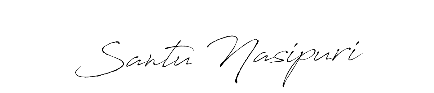 Once you've used our free online signature maker to create your best signature Antro_Vectra style, it's time to enjoy all of the benefits that Santu Nasipuri name signing documents. Santu Nasipuri signature style 6 images and pictures png