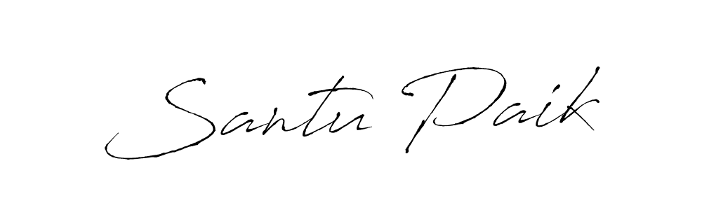Use a signature maker to create a handwritten signature online. With this signature software, you can design (Antro_Vectra) your own signature for name Santu Paik. Santu Paik signature style 6 images and pictures png