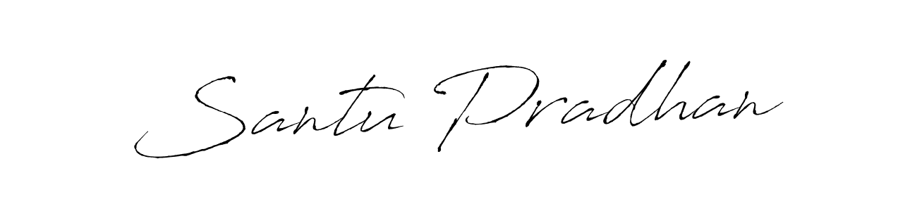 How to make Santu Pradhan signature? Antro_Vectra is a professional autograph style. Create handwritten signature for Santu Pradhan name. Santu Pradhan signature style 6 images and pictures png