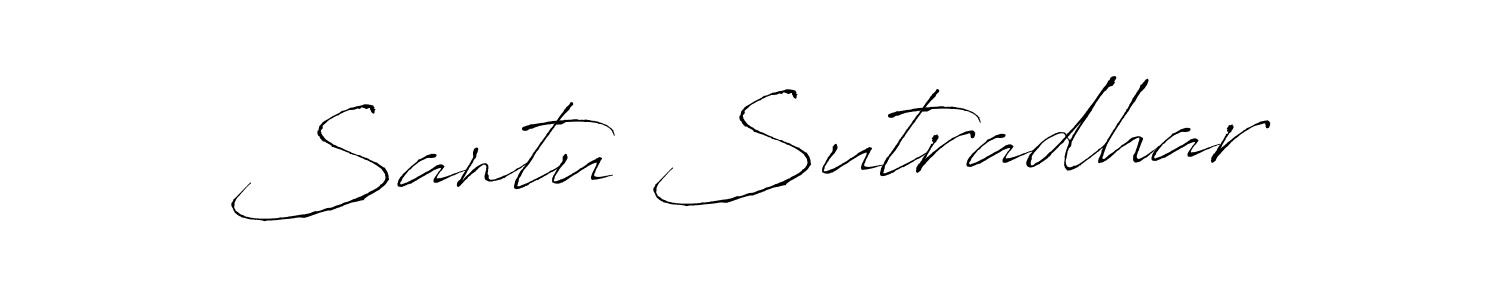 Also You can easily find your signature by using the search form. We will create Santu Sutradhar name handwritten signature images for you free of cost using Antro_Vectra sign style. Santu Sutradhar signature style 6 images and pictures png