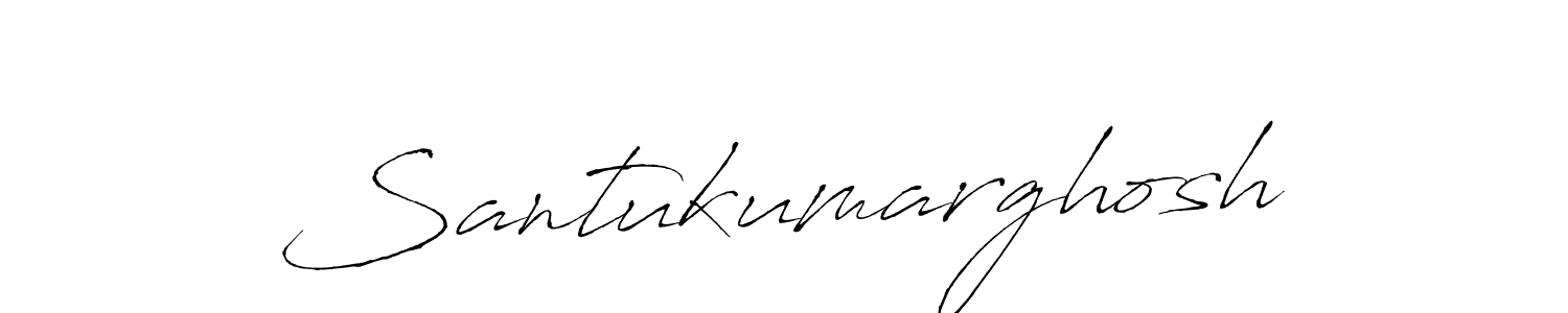 Create a beautiful signature design for name Santukumarghosh. With this signature (Antro_Vectra) fonts, you can make a handwritten signature for free. Santukumarghosh signature style 6 images and pictures png
