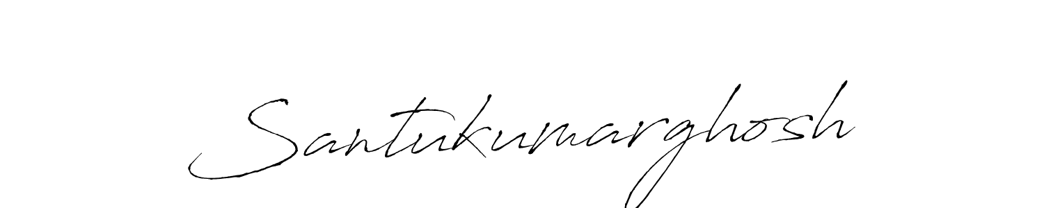 How to make Santukumarghosh name signature. Use Antro_Vectra style for creating short signs online. This is the latest handwritten sign. Santukumarghosh signature style 6 images and pictures png