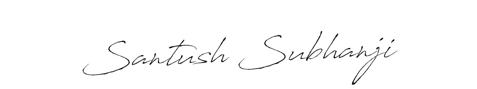 How to Draw Santush Subhanji signature style? Antro_Vectra is a latest design signature styles for name Santush Subhanji. Santush Subhanji signature style 6 images and pictures png