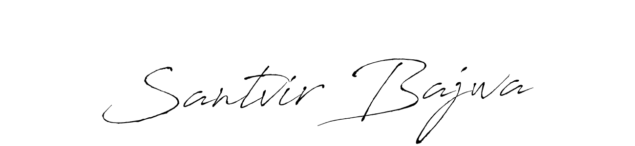 It looks lik you need a new signature style for name Santvir Bajwa. Design unique handwritten (Antro_Vectra) signature with our free signature maker in just a few clicks. Santvir Bajwa signature style 6 images and pictures png