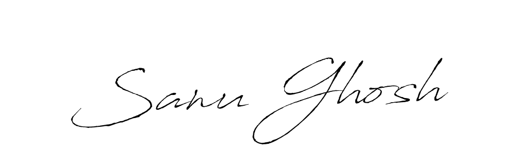 if you are searching for the best signature style for your name Sanu Ghosh. so please give up your signature search. here we have designed multiple signature styles  using Antro_Vectra. Sanu Ghosh signature style 6 images and pictures png
