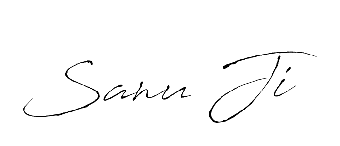 Use a signature maker to create a handwritten signature online. With this signature software, you can design (Antro_Vectra) your own signature for name Sanu Ji. Sanu Ji signature style 6 images and pictures png