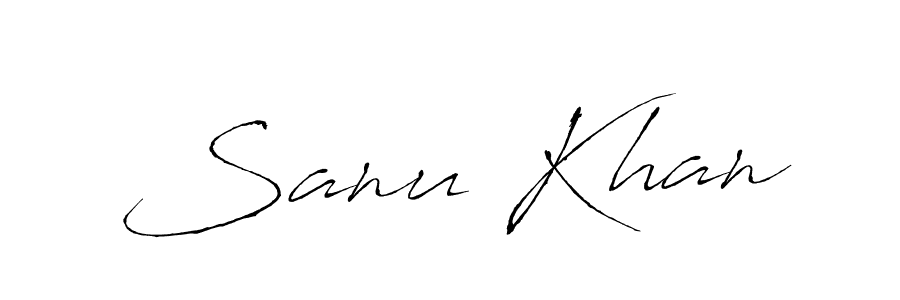 Similarly Antro_Vectra is the best handwritten signature design. Signature creator online .You can use it as an online autograph creator for name Sanu Khan. Sanu Khan signature style 6 images and pictures png