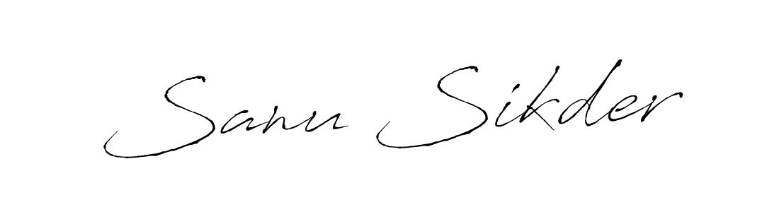 Make a beautiful signature design for name Sanu Sikder. Use this online signature maker to create a handwritten signature for free. Sanu Sikder signature style 6 images and pictures png