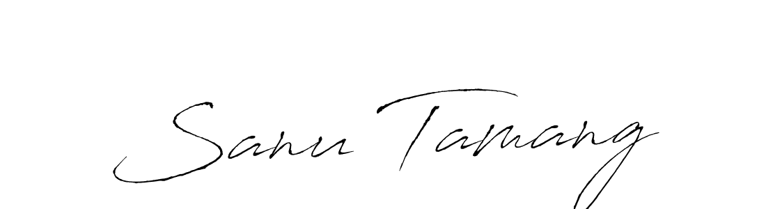 Also You can easily find your signature by using the search form. We will create Sanu Tamang name handwritten signature images for you free of cost using Antro_Vectra sign style. Sanu Tamang signature style 6 images and pictures png