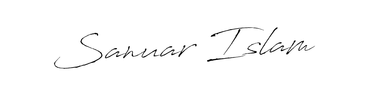 This is the best signature style for the Sanuar Islam name. Also you like these signature font (Antro_Vectra). Mix name signature. Sanuar Islam signature style 6 images and pictures png