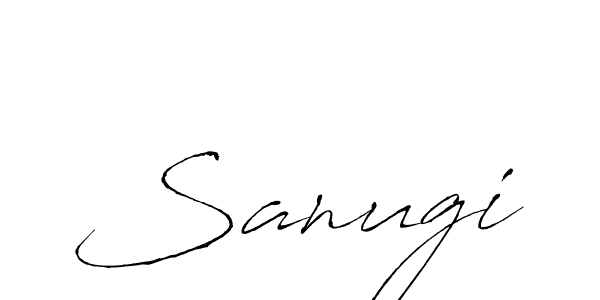 Best and Professional Signature Style for Sanugi. Antro_Vectra Best Signature Style Collection. Sanugi signature style 6 images and pictures png