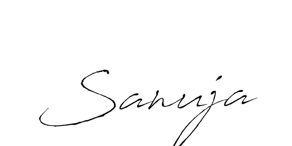 Also we have Sanuja name is the best signature style. Create professional handwritten signature collection using Antro_Vectra autograph style. Sanuja signature style 6 images and pictures png