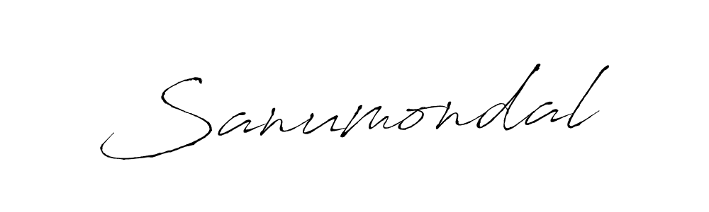 It looks lik you need a new signature style for name Sanumondal. Design unique handwritten (Antro_Vectra) signature with our free signature maker in just a few clicks. Sanumondal signature style 6 images and pictures png