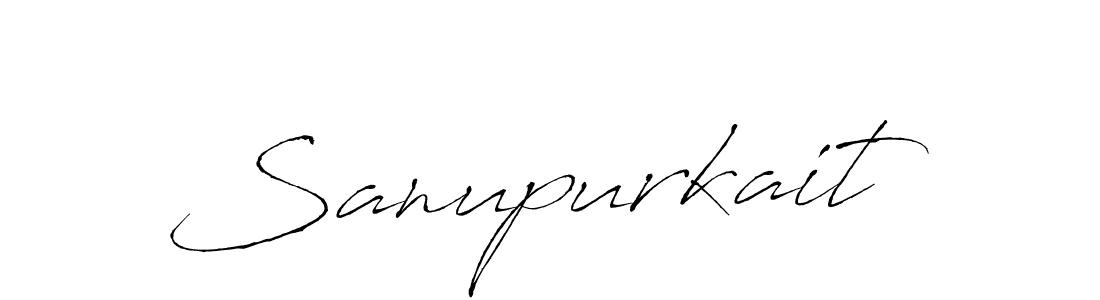 Also we have Sanupurkait name is the best signature style. Create professional handwritten signature collection using Antro_Vectra autograph style. Sanupurkait signature style 6 images and pictures png