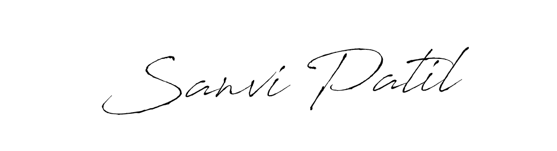 Also we have Sanvi Patil name is the best signature style. Create professional handwritten signature collection using Antro_Vectra autograph style. Sanvi Patil signature style 6 images and pictures png