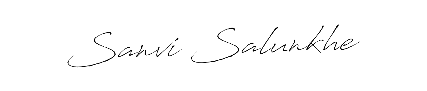 Once you've used our free online signature maker to create your best signature Antro_Vectra style, it's time to enjoy all of the benefits that Sanvi Salunkhe name signing documents. Sanvi Salunkhe signature style 6 images and pictures png