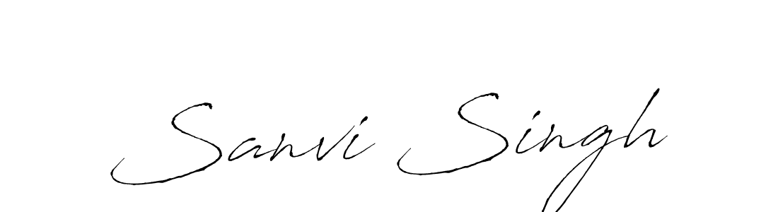 Also You can easily find your signature by using the search form. We will create Sanvi Singh name handwritten signature images for you free of cost using Antro_Vectra sign style. Sanvi Singh signature style 6 images and pictures png