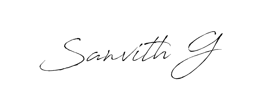 See photos of Sanvith G official signature by Spectra . Check more albums & portfolios. Read reviews & check more about Antro_Vectra font. Sanvith G signature style 6 images and pictures png