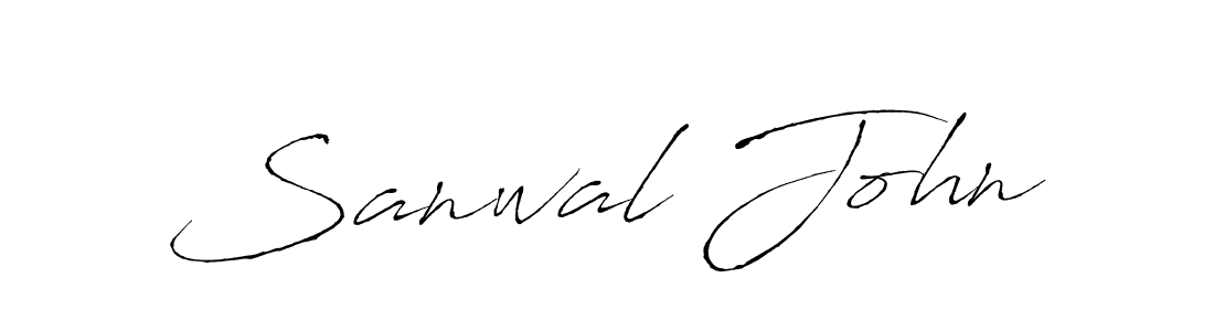 Create a beautiful signature design for name Sanwal John. With this signature (Antro_Vectra) fonts, you can make a handwritten signature for free. Sanwal John signature style 6 images and pictures png