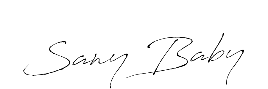 Make a beautiful signature design for name Sany Baby. Use this online signature maker to create a handwritten signature for free. Sany Baby signature style 6 images and pictures png