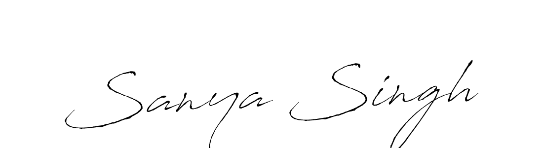 It looks lik you need a new signature style for name Sanya Singh. Design unique handwritten (Antro_Vectra) signature with our free signature maker in just a few clicks. Sanya Singh signature style 6 images and pictures png