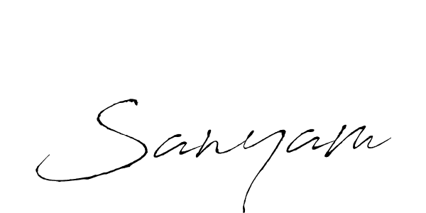 How to make Sanyam name signature. Use Antro_Vectra style for creating short signs online. This is the latest handwritten sign. Sanyam signature style 6 images and pictures png