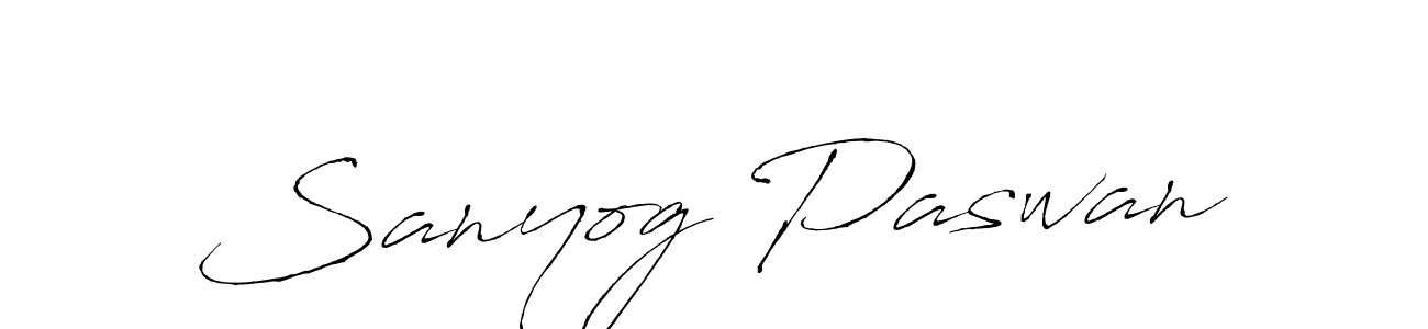 Make a beautiful signature design for name Sanyog Paswan. Use this online signature maker to create a handwritten signature for free. Sanyog Paswan signature style 6 images and pictures png