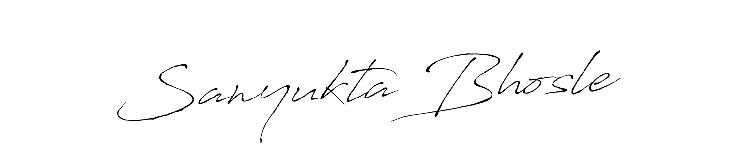 Also we have Sanyukta Bhosle name is the best signature style. Create professional handwritten signature collection using Antro_Vectra autograph style. Sanyukta Bhosle signature style 6 images and pictures png