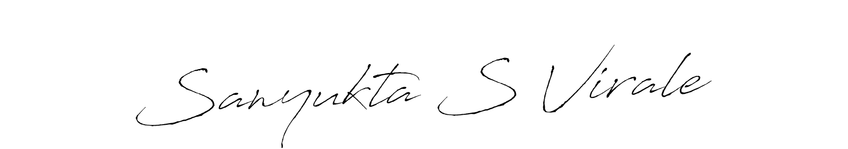 Here are the top 10 professional signature styles for the name Sanyukta S Virale. These are the best autograph styles you can use for your name. Sanyukta S Virale signature style 6 images and pictures png