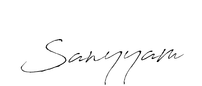 Antro_Vectra is a professional signature style that is perfect for those who want to add a touch of class to their signature. It is also a great choice for those who want to make their signature more unique. Get Sanyyam name to fancy signature for free. Sanyyam signature style 6 images and pictures png
