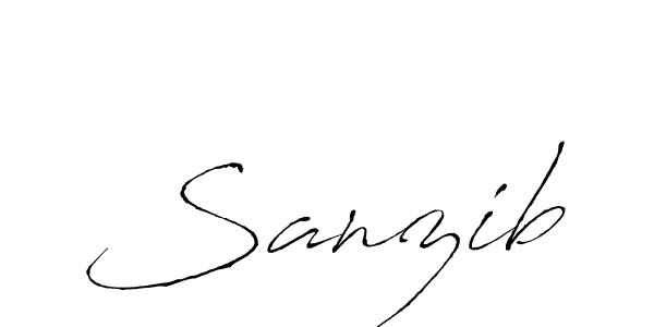 It looks lik you need a new signature style for name Sanzib. Design unique handwritten (Antro_Vectra) signature with our free signature maker in just a few clicks. Sanzib signature style 6 images and pictures png