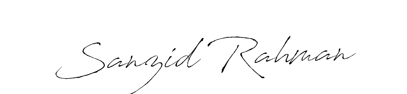Make a beautiful signature design for name Sanzid Rahman. Use this online signature maker to create a handwritten signature for free. Sanzid Rahman signature style 6 images and pictures png