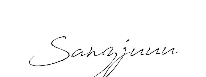 Use a signature maker to create a handwritten signature online. With this signature software, you can design (Antro_Vectra) your own signature for name Sanzjuuu. Sanzjuuu signature style 6 images and pictures png